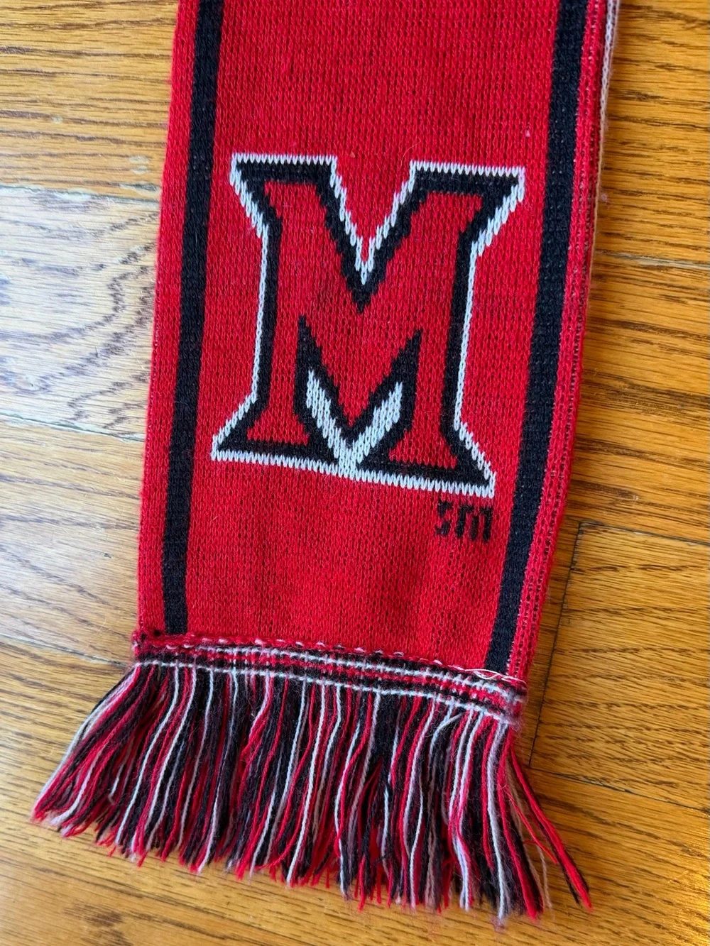 Vintage Miami University RedHawks Soccer 2002 MAC Champs Scarf Unisex